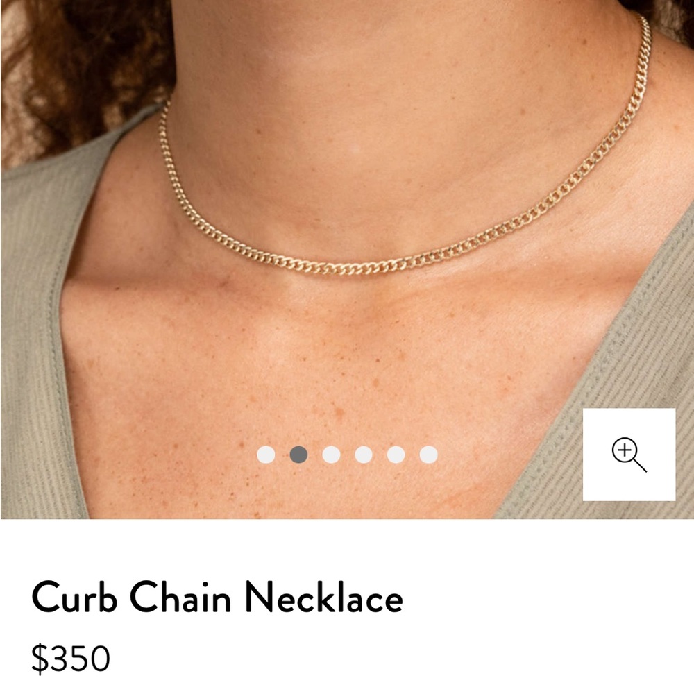 Mejuri 14k Curb Chain Necklace